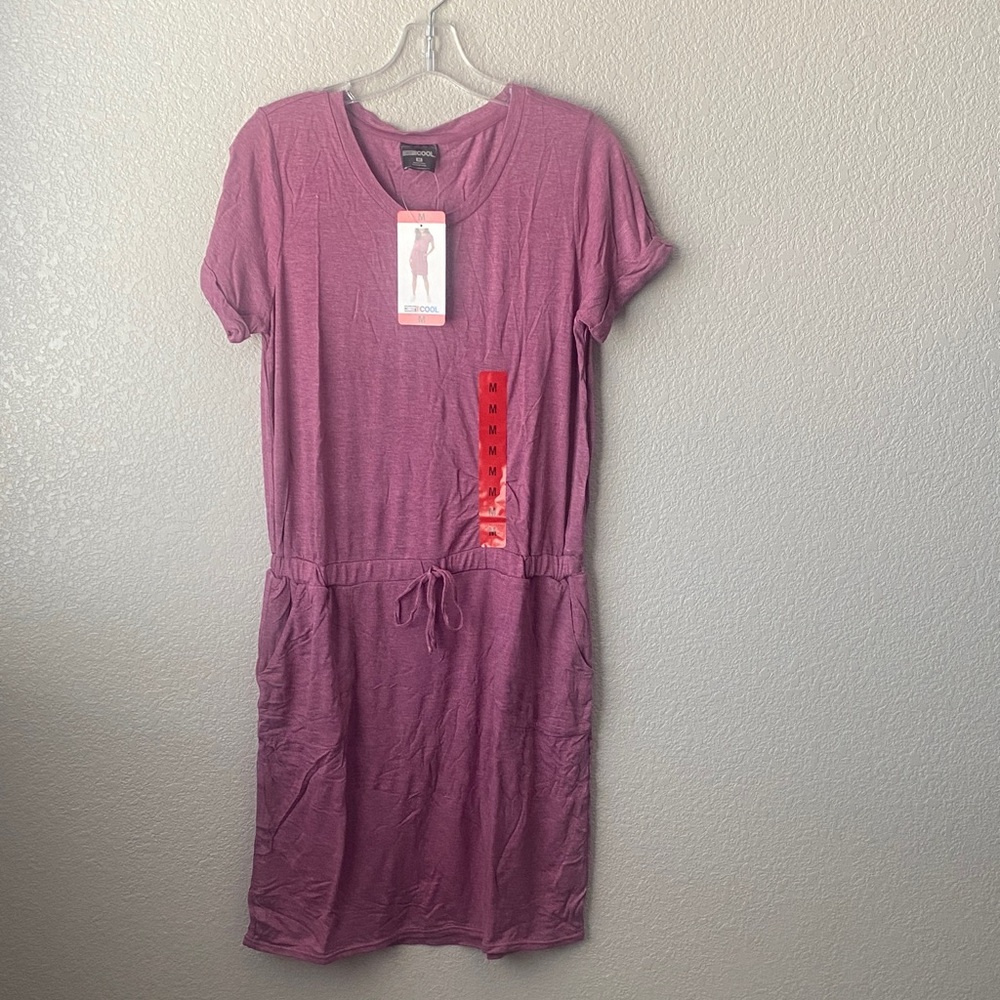 (CLOSET CLEAR OUT) 32 Degrees Cool Women's Soft Lux Dress Heather Scarlet Oak - Picture 6 of 13